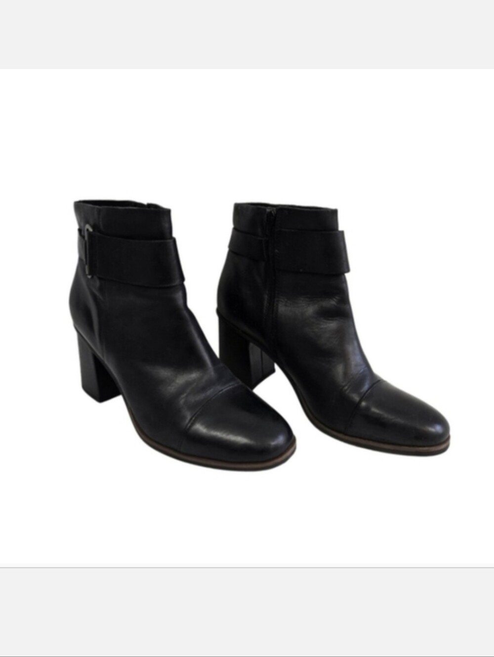 Kork-Ease DECOLA Leather Ankle Boots in Matte Black